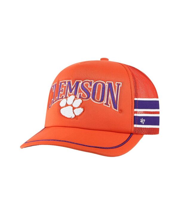 47 ֥  ꡼ ˹ '47 Brand Men's Orange Clemson Tigers Sideband Trucker Adj...