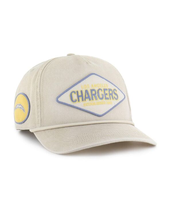 47 ブランド メンズ アクセサリー 帽子 '47 Brand Men's Khaki Los Angeles Chargers Cairn Hitch Adj...