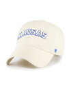 47 ブランド メンズ アクセサリー 帽子 '47 Brand Men's Sand Kansas Jayhawks Vault Clean Up Adjust...