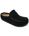 【送料無料】 ビルケンシュトック レディース スニーカー シューズ Women's Naples Wrapped Bold Clog Sandals from Finish Line Black White