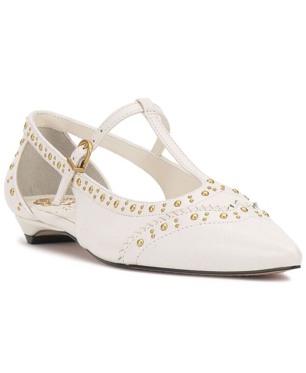 ReVida ŷԾŹ㤨֥󥹥ࡼ ǥ 塼 ѥץ ҡ Vince Camuto Women's Valkie Studded T-Strap Micro-Heel Mary-Jane Flats Coconut Cream Leather ꡼פβǤʤ41,800ߤˤʤޤ