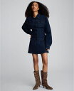 【送料無料】 ケネスコール レディース ジャケット・ブルゾン アウター Women's Corset Waist Denim Trucker Jacket Midnight Rinse Wash