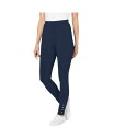 【送料無料】 ウーマン ウィズイン レディース レギンス ボトムス Plus Size Stretch Cotton Snap-Trim Legging Nav...