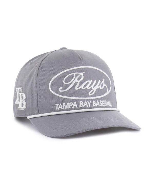 47 ブランド メンズ アクセサリー 帽子 '47 Brand Men's Gray Tampa Bay Rays Foundational Hitch Adj...
