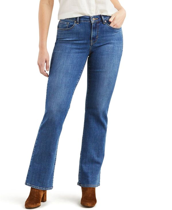 リーバイス レディース ボトムス デニムパンツ ブーツカット ブーツ ジーンズ Levi's Women's Casual Classic Mid Rise Bootcut Jeans Lapis Awe