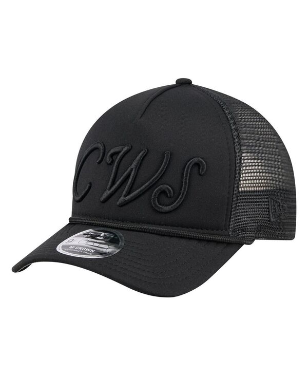 ˥塼  ꡼ ˹ New Era Men's Black Chicago White Sox City Initial 9FORTY A-...