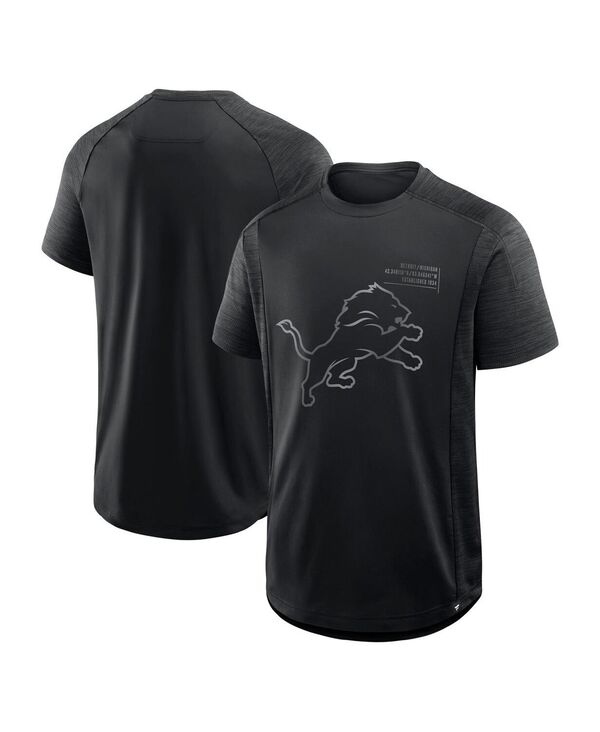 ファナティクス メンズ トップス Tシャツ Fanatics Men's Black Detroit Lions Deceptive Juke T-Shirt Black ブラック