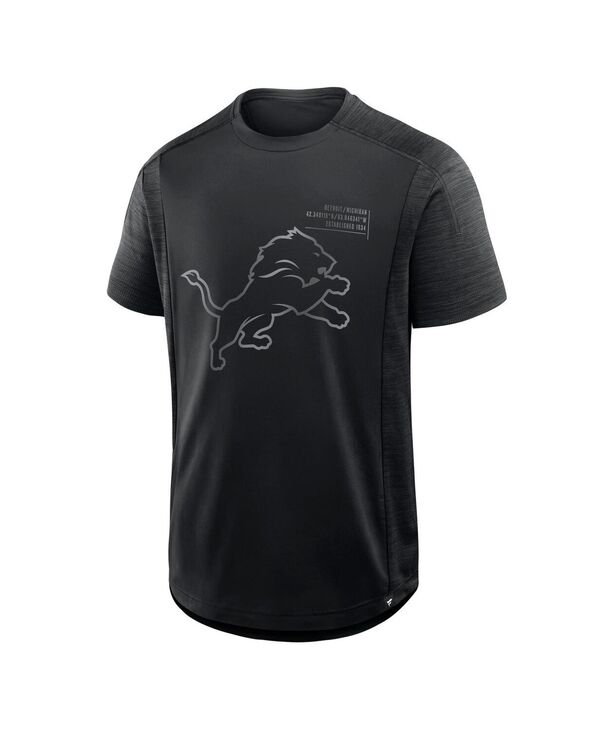 ファナティクス メンズ トップス Tシャツ Fanatics Men's Black Detroit Lions Deceptive Juke T-Shirt Black ブラック
