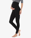 【送料無料】 クドルドッズ レディース レギンス ボトムス Petite Stretch Maternity Leggings Black