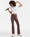【送料無料】 イデオロギー レディース レギンス ボトムス Women's Petite Studio High Rise Flare Leggings Bro...