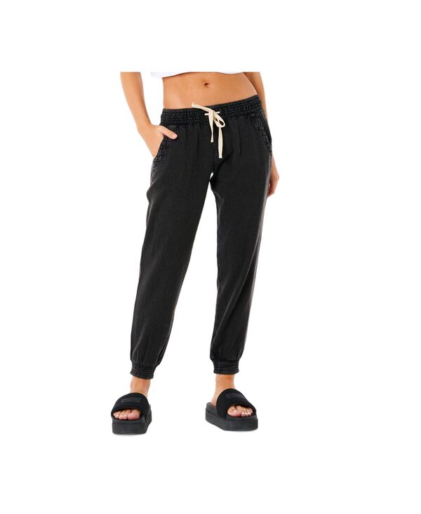 リップカール レディース ボトムス カジュアルパンツ パンツ コットン Rip Curl Juniors' Classic Surf Cotton Pants Black ブラック