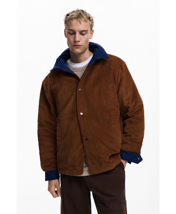 【送料無料】 デジグアル メンズ ジャケット・ブルゾン アウター Men's Reversible padded jacket Klein blue