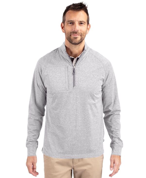 カッターアンドバック メンズ アウター ニット・セーター ハーフジップ ニット Cutter & Buck Adapt Ec..