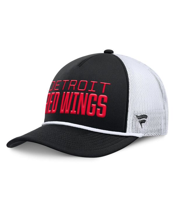 ファナティクス メンズ アクセサリー 帽子 Fanatics Men's Black/White Detroit Red Wings Heritage Dutc...