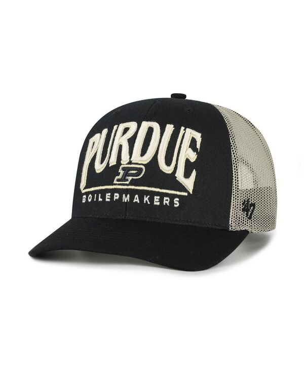 47 ブランド メンズ アクセサリー 帽子 '47 Brand Men's Black Purdue Boilermakers Arid Adjustable ...