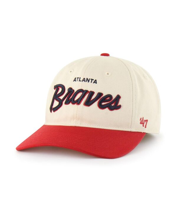 47 ブランド メンズ アクセサリー 帽子 '47 Brand Men's Natural Atlanta Braves Crosstown Franchise...