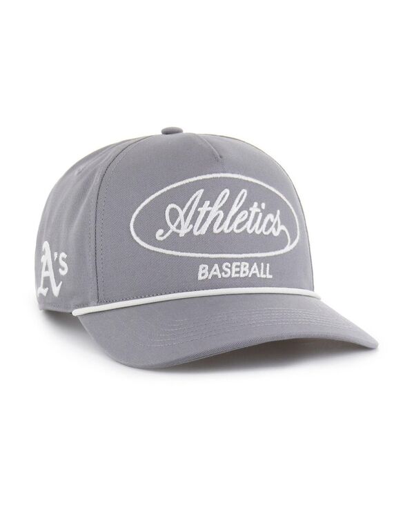 47 ֥  ꡼ ˹ '47 Brand Men's Gray Athletics Foundational Hitch Adjustab...