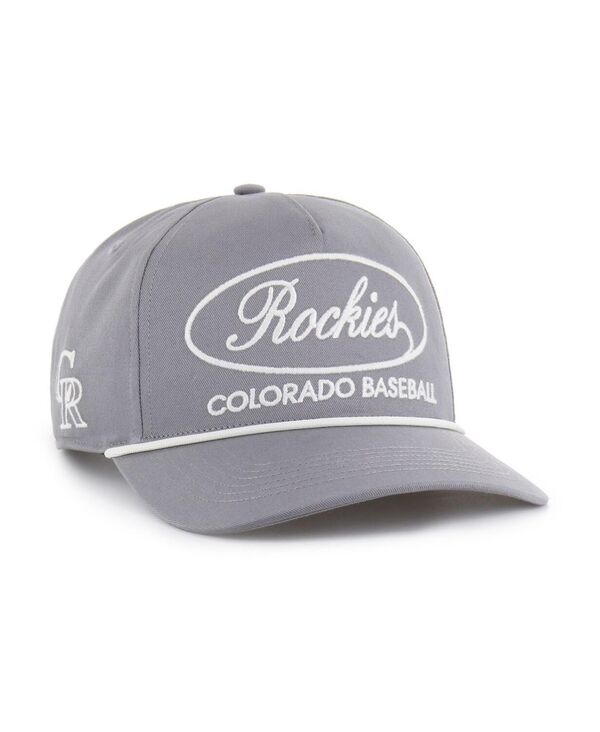 47 ブランド メンズ アクセサリー 帽子 '47 Brand Men's Gray Colorado Rockies Foundational Hitch A...