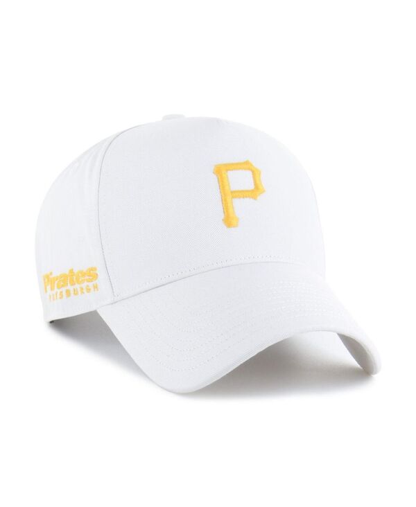47 ブランド メンズ アクセサリー 帽子 '47 Brand Men's White Pittsburgh Pirates Foundational Pinc...