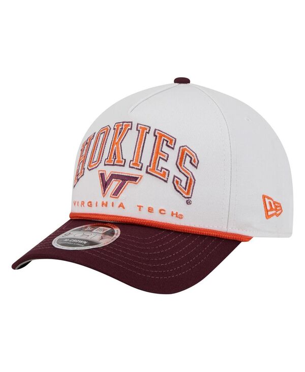 ˥塼  ꡼ ˹ New Era Men's White/Maroon Virginia Tech Hokies Arch Two-Ton...