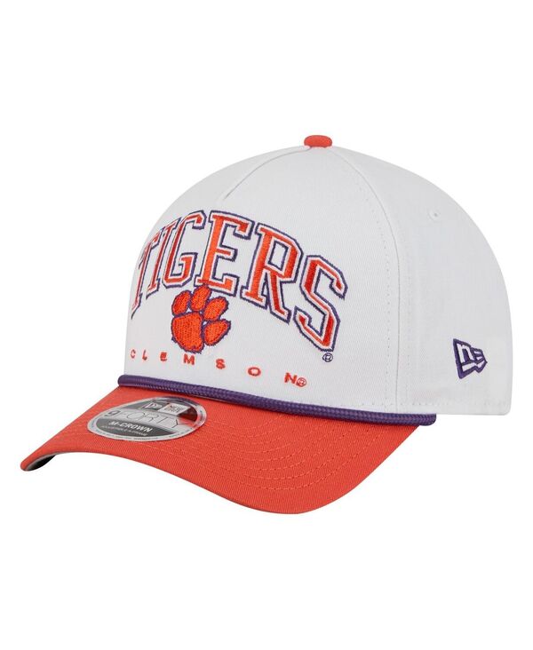 ˥塼  ꡼ ˹ New Era Men's White/Orange Clemson Tigers Arch Two-Tone Rope...