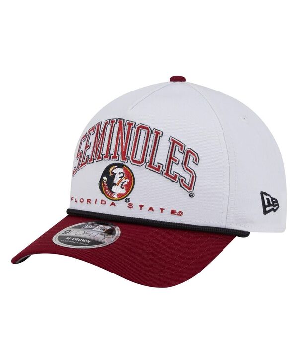 ˥塼  ꡼ ˹ New Era Men's White/Garnet Florida State Seminoles Arch Two-...