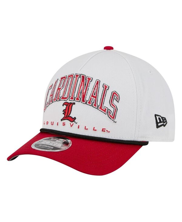 ˥塼  ꡼ ˹ New Era Men's White/Red Louisville Cardinals Arch Two-Tone R...