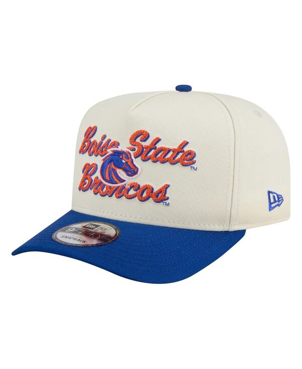 ニューエラ メンズ アクセサリー 帽子 ヴィンテージ New Era Men's Cream/Royal Boise State Broncos Vintage...