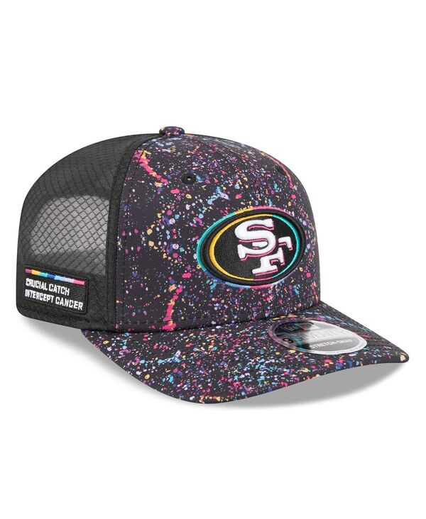 ニューエラ メンズ アクセサリー 帽子 New Era Men's Black San Francisco 49ers 2025 NFL Crucial Cat...