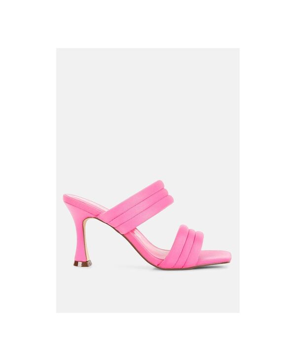 ロンドンラグ レディース シューズ サンダル キルティング ヒール London Rag New Crush Quilted Spool..