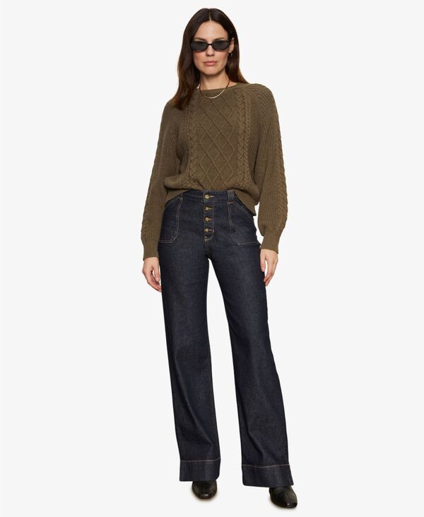 サンクチュアリー レディース アウター ニット・セーター Sanctuary Women's Nomad Cable Popover Swea..