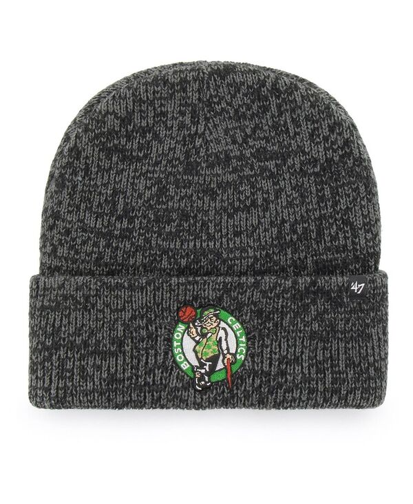 47 ブランド メンズ アクセサリー 帽子 ニット '47 Brand Men's '47 Black Boston Celtics Brain Freeze ...