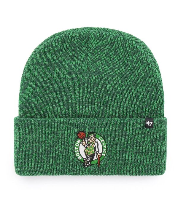 47 ブランド メンズ アクセサリー 帽子 ニット '47 Brand Men's '47 Kelly Green Boston Celtics Brain F...