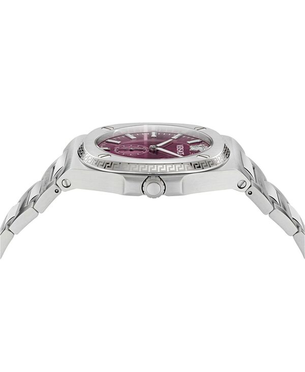 【送料無料】 ヴェルサーチ メンズ 腕時計 アクセサリー Men's Swiss Tolomeo Stainless Steel Bracelet Watch 40mm Stainless Steel