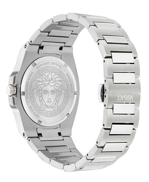 【送料無料】 ヴェルサーチ メンズ 腕時計 アクセサリー Men's Swiss Tolomeo Stainless Steel Bracelet Watch 40mm Stainless Steel