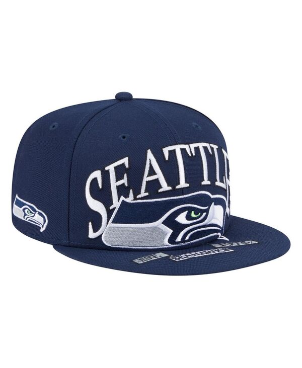 ˥塼  ꡼ ˹ New Era Men's College Navy Seattle Seahawks Oversized 59FIFT...