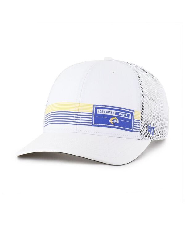 47 ֥  ꡼ ˹ '47 Brand Men's White Los Angeles Rams Rangefinder Trucker...