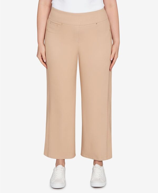 ルビーアールディー レディース ボトムス カジュアルパンツ プラスサイズ パンツ 刺繍 Ruby Rd. Plus S..