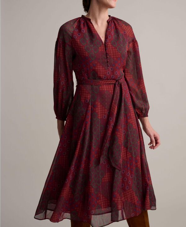 アンタックイット レディース トップス ワンピース ジョーゼット UNTUCKit Women's Georgette Carly Dress Red レッド