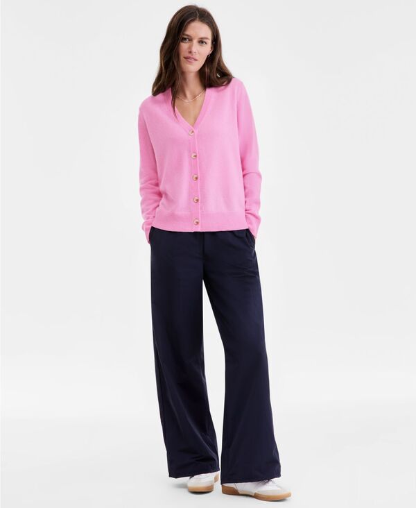 チャータークラブ レディース アウター ニット・セーター カーディガン Charter Club Women's 100% Cas..