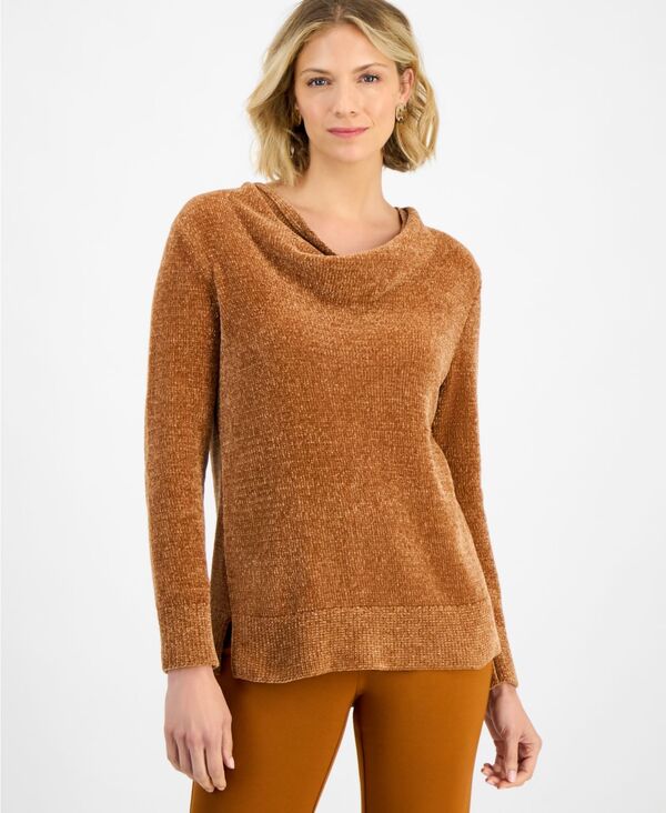 ジェイエムコレクション レディース アウター ニット・セーター JM Collection Women's Cowl-Neck Chen..
