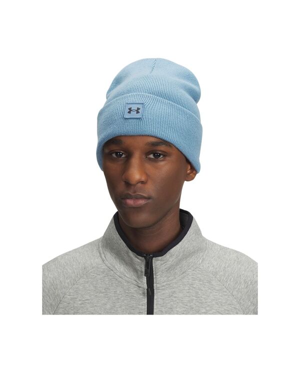 アンダーアーマー メンズ アクセサリー 帽子 Under Armour Men's Halftime Beanie Blue Smoke スモーク