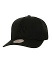 ミッチェル&ネス メンズ アクセサリー 帽子 Mitchell & Ness Men'sBlack Athletics Perfect Icon Pro Pin...