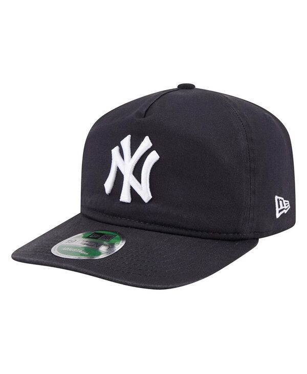 ニューエラ メンズ アクセサリー 帽子 New Era Men's Navy New York Yankees Team 19TWENTY Adjustable...
