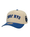 ミッチェル&ネス メンズ アクセサリー 帽子 ダウン Mitchell & Ness Men's Cream/Blue San Jose Earthquakes...