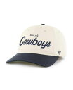 47 ブランド メンズ アクセサリー 帽子 '47 Brand Men's Cream/Navy Dallas Cowboys Crosstown Franch...