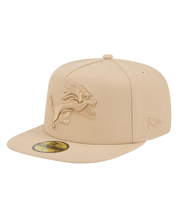 ニューエラ メンズ アクセサリー 帽子 New Era Men's Light Beige Detroit Lions Color Pack A-Frame 5...