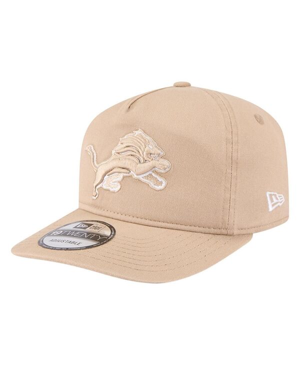 ニューエラ メンズ アクセサリー 帽子 New Era Men's Tan Detroit Lions 19TWENTY Adjustable Hat Tan ...