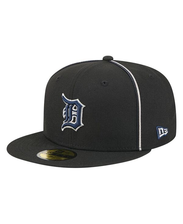 ˥塼  ꡼ ˹ New Era Men's Black Detroit Tigers Soutache 59FIFTY Fitted H...