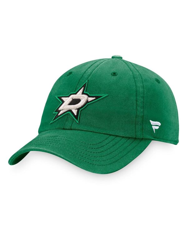 ファナティクス メンズ アクセサリー 帽子 ロゴ Fanatics Men's Kelly Green Dallas Stars Core Primary Lo...